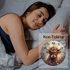 MDF Printed Wall Clock HJEW-WH0058-026-4
