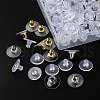 200Pcs 3 Style Brass & Plastic Ear Nuts KK-YW0001-65-2