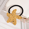 Ocean Starfish Stainless Steel Stud Earrings & Pendant Necklaces & Hair Tie Set for Women XQ7683-1-5
