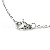 Non-Tarnish 304 Stainless Steel Pendant Necklace for Women NJEW-JN04387-7