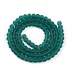 Transparent Glass Beads Strands GLAA-T032-T4mm-MD21-2