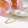 3MM 304 Stainless Steel Cable Chain Necklaces NJEW-T016-09G-3