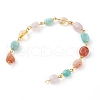 1 Strand Handmade Natural Mixed Gemstone Beads Chains AJEW-SZ0002-02-1