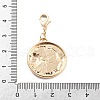 Alloy Pendant Decoration HJEW-P021-01D-G-3