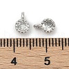 Brass Pave Cubic Zirconia Pendants KK-H204-03P-01-3