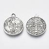 (TIBEB-A9489-AS-FF) Tibetan Style Alloy Pendants TIBEP-N005-12AS-RS-2