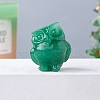 Natural Green Aventurine Carved Healing Owl Figurines PW-WG13335-02-1