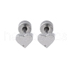 304 Stainless Steel Stud Earrings for Women EJEW-E603-05A-P-1