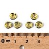 Brass Rhinestone Spacer Beads RB-A014-Z6mm-04G-2