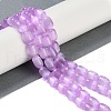Natural Selenite Beads Strands G-F750-13-2