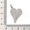 Brass Micro Pave Cubic Zirconia Pendants KK-H455-40P-3