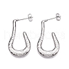 Stainless Steel Stud Earrings EJEW-N054-03P-1