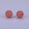 Round Silicone Focal Beads SI-JX0046A-76-2