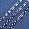 Brass Curb Chains KK-P304-02A-S-1