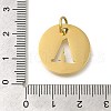 Ion Plating(IP) 304 Stainless Steel Pendants STAS-M074-01G-A-3