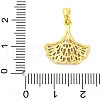 Frech Style Brass Micro Pave Cubic Zirconia Pendants KK-A232-05B-G-3