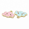 Alloy Enamel Pendants ENAM-B054-12G-3