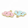 Alloy Enamel Pendants ENAM-B054-12G-3