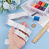 7.5 Yards Polyester Jacquard Flower Ribbon OCOR-WH0088-84D-3