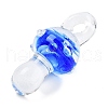 Transparent Handmade Lampwork Pendants LAMP-T021-14F-2