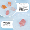 Olycraft 4Pcs Natural Agate Beads G-OC0005-51A-4