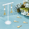 Beebeecraft 6Pcs Rack Plating Brass Pendants KK-BBC0012-57-4