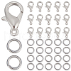 SOFPLATE 400Pcs Zinc Alloy Lobster Claw Clasps FIND-SP0001-33P-1