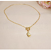 Alloy Plastic Pearl Pendant Necklaces FS-WGBCCDA-02-1