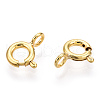 925 Sterling Silver Spring Ring Clasps STER-T004-81A-G-1