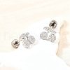 304 Stainless Steel Stud Earrings EJEW-H161-01P-I-3