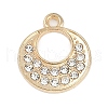 Alloy Micro Pave Rhinestone Pendants FIND-K020-15G-1