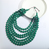 Bohemian Wood Disc Beaded Multilayer Bib Necklaces for Women FS-WG91E46-05-1