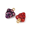 304 Stainless Steel Enamel Charms STAS-Z140-16G-2