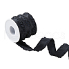FIBLOOM 10 Yards Polyester Pleated Edged Ribbon for Clothing Decoration DIY-FI0001-13A-1