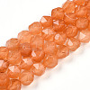 Dyed Natural White Jade Beads Strands G-T139-8mm-46R-2