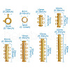 Brass Magnetic Slide Lock Clasps KK-TA0007-64-11