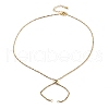 304 Stainless Steel Singapore Chain Necklace Making AJEW-JB01333-01-2