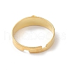304 Stainless Steel Open Cuff Rings Findings STAS-K278-02G-3