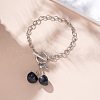 Cherry Zinc Alloy & CCB Plastic & 304 Stainless Steel & Iron Pendant Necklaces & Charm Bracelets & Stud Dangle Earrings Sets FS-WGA613B-01-2