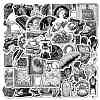 50Pcs Vintage Items Themes Paper Sticker STIC-C012-19-2
