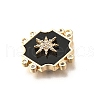 Brass Micro Pave Cubic Zirconia Pendants KK-M318-12G-2