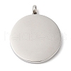 304 Stainless Steel Pendants STAS-Q244-13P-2