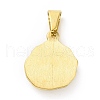 PVD Vacuum Plating 304 Stainless Steel with Rhinestones Pendants STAS-G261-16G-A-2