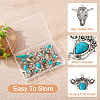  14Pcs 7 Styles Synthetic Turquoise Pendants FIND-TA0003-06-4