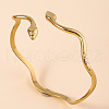 Snake 304 Stainless Steel Cuff Bangles FS-WGA46EE-01-2