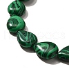 Synthetic Malachite Beads Strands G-P561-B07-01-4