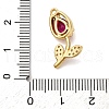 Brass Micro Pave Cubic Zirconia Pendants KK-I276-04G-04A-3
