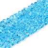 Transparent Glass Beads Strands GLAA-N018-4mm-03-1
