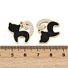 304 Stainless Steel Enamel Charms STAS-L290-27G-3