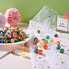 160Pcs 8 Colors Opaque Acrylic Beads SACR-PJ0001-03-15